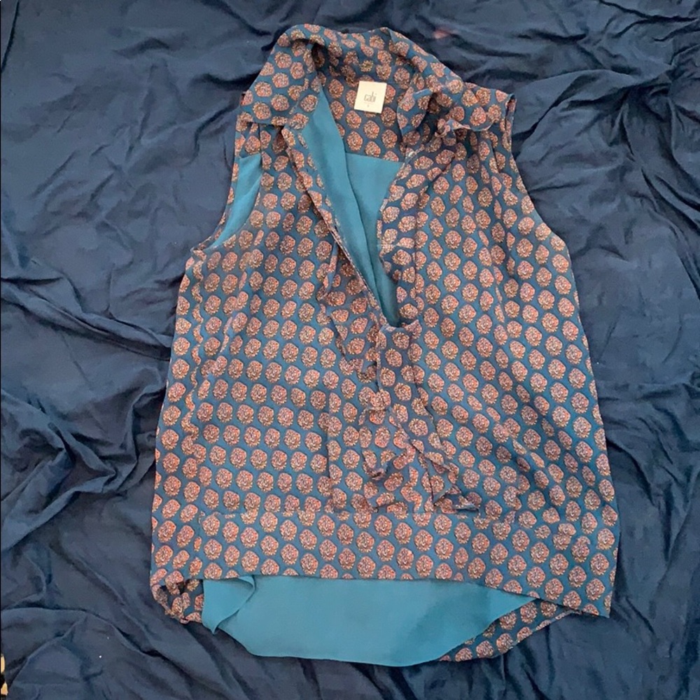 Tiger patterned top